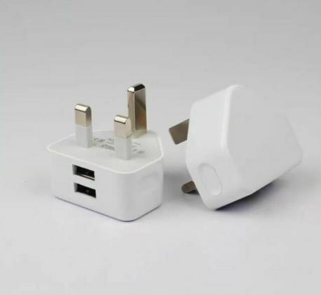 2.1 Amp Twin USB 3-Pin Mains Charger price in  ireland