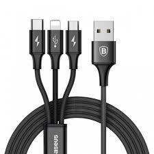 3-in-1 Lightning, Micro-USB, Type-C to USB Charging / Data Cable price in ireland