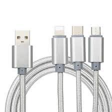 3-in-1 Lightning, Micro-USB, Type-C to USB Charging / Data Cable price in ireland