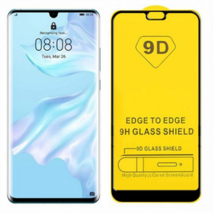 Compatible 9D Tempered Glass for Huawei P30 Pro