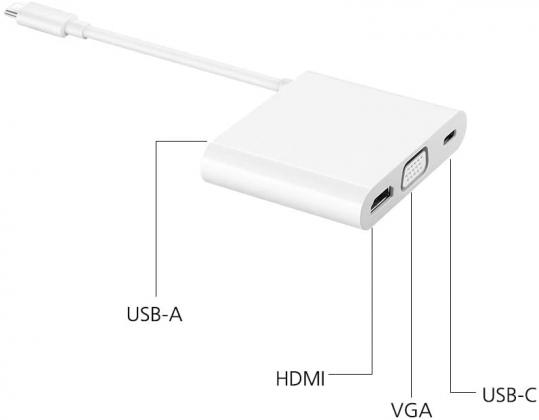 Huawei Matedock 2 AD11 HDMI/VGI/USB-C Adapter price in ireland