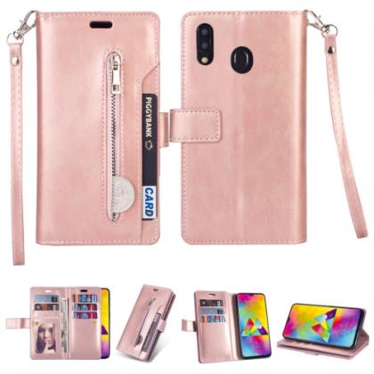 Huawei Y6 2019 Clear View Wallet Case - Rose Gold Pink price in ireland