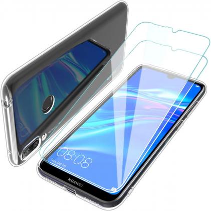 Huawei Y7 2019 Official Flexible Clear Case - Transparent price in ireland