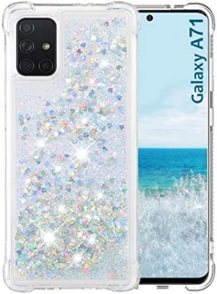 Samsung Galaxy A71 Liquid Sparkle Cover - Silver price in ireland