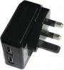2.1 Amp Twin USB 3-Pin Mains Charger price in  ireland