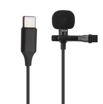 Lavalier Microphone Type C 3.5mm Audio Jack Plug GL-121  •