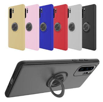 Ring TPU Protective Phone Case With Ring Holder For Huawei P30 Pro