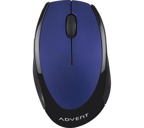 ADVENT AMWLBL19 Wireless Optical Mouse - Blue & Black