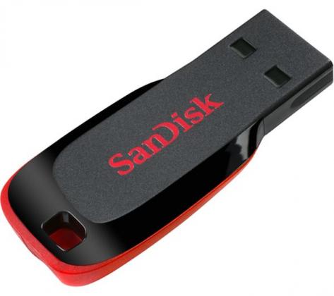 SANDISK Cruzer Blade USB 2.0 Memory Stick - 16 GB, Black
