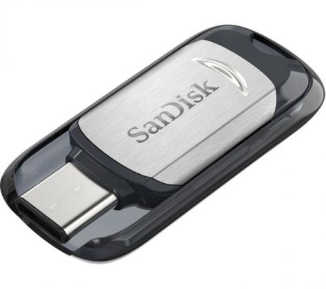 SANDISK Ultra USB Type-C Memory Stick - 16 GB, Black & Silver
