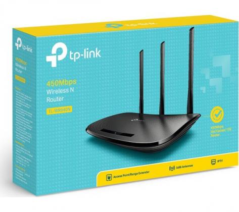 TP-LINK TL-WR940N WiFi Cable & Fibre Router - N450, Single-band