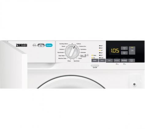 ZANUSSI Z816WT85BI Integrated 8 kg Washer Dryer