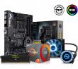 PC SPECIALIST AMD Ryzen 7 Processor, TUF Gaming Motherboard, 16 GB RAM & FrostFlow Liquid Cooler Com