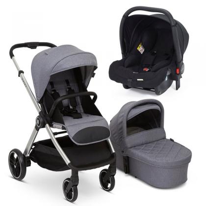 Baby Elegance Drift Silver Travel System & FREE Car Seat Bundle