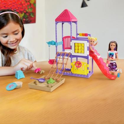 Barbie Skipper Babysitters Inc Climb 'n' Explore Playground Dolls and Playset