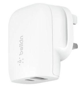 Belkin 32W USB-C Dual Wall Charger - White