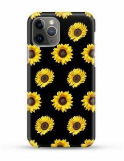 Coconut Lane iPhone 6/7/8/SE Sunflower Phone Case - Black price in Ireland