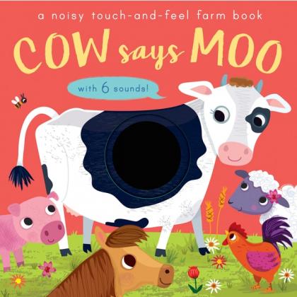 Cow Says Moo HB Sound Book with 6 Animal Sound