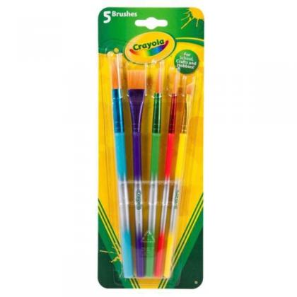 Crayola 5 Assorted Paintbrushes