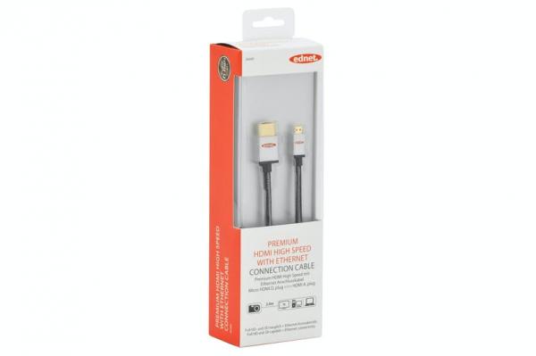 Ednet USB 2.0 A to Mini B Cable | 1.8M 84184