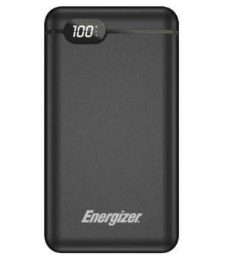 Energizer PD18W 20000mAh Portable Power Bank - Black