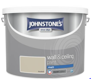 Johnstone's Wall & Ceiling Paint Matt 10L - Seashell