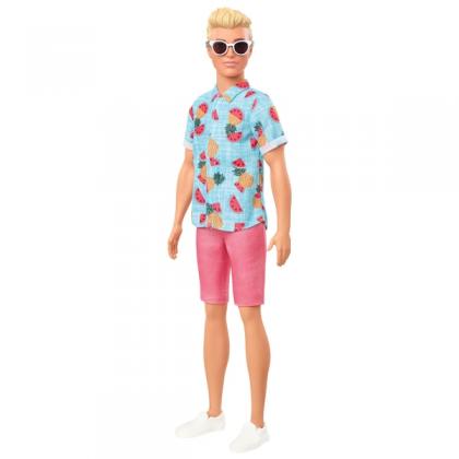 Ken Fashionistas Doll 152 Tropical Print Shirt