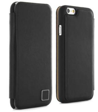 Leather iPhone SE (2020) & iPhone 6/7/8 Folio Case - Black