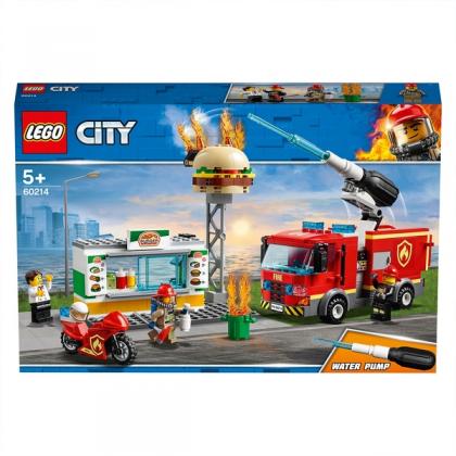 LEGO 60214 City Burger Bar Fire Rescue Engine Toy