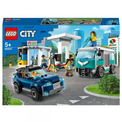 LEGO 60257 City Nitro Wheels Service Station with 2 Car Toys