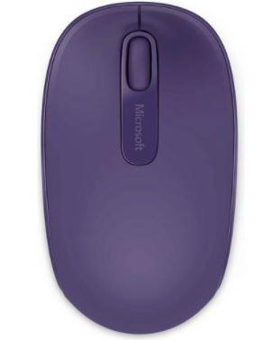 Microsoft 1850 Wireless Mobile Mouse - Purple