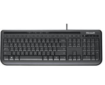 Microsoft 600 Wired Keyboard - Black