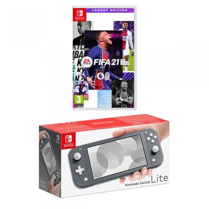 Nintendo Switch Lite Grey & FIFA 21
