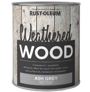 Rust-Oleum Weathered Wood Paint 750ml - Ash Grey