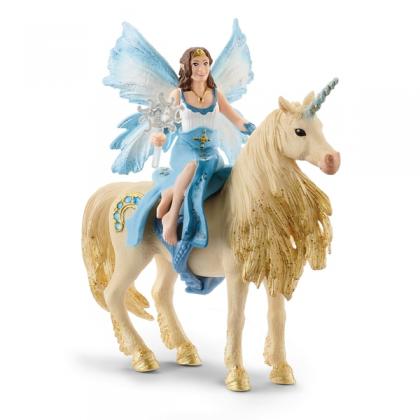 Schleich Eyela Riding On a Golden Unicorn