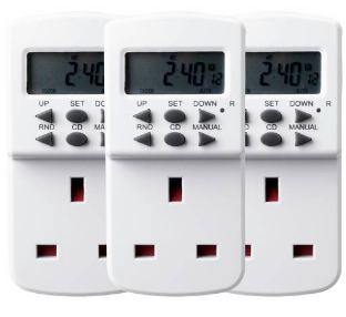 Triple Pack 7-Day Electronic Timers