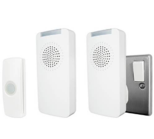 Uni-Com Premium Portable and Plug-in Doorbell Set