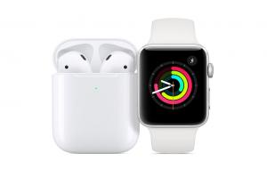 Apple Watch Series 3 & Airpods 2nd Generation with Charging Case Bundle