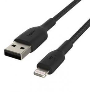 Belkin Braided USB-A to Lightning 3m Cable - Black
