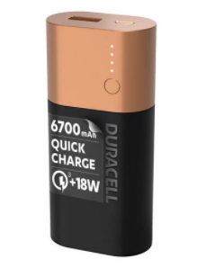 Duracell 6700 mAh Fast Charge Portable Power Bank   Price In Ireland