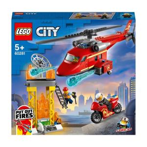 LEGO 60248 City Fire Helicopter Response with ATV Quad Set