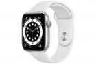 Apple Watch Series 6 GPS | 40mm | Silver Aluminum Case with White Sport Band