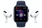 Apple Watch Series 6 GPS | 44mm | Blue Case with Navy Sport Band | Bundle