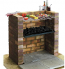 Argos Home Built In Charcoal BBQ