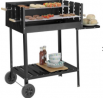 Argos Home Deluxe Charcoal Rectangle Steel Party BBQ