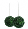 Argos Home Grass 30cm Garden Topiary Balls x2