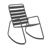 Argos Home Steel Rocking Chair - Charcoal
