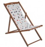 Argos Home Wooden Deck Chair - Terrazzo