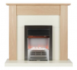 Beldray Earlesworth Electric Fire Suite - Oak and Black