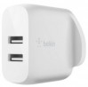Belkin 24W Dual USB-A Wall Charger - White Price In Ireland